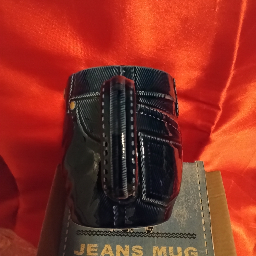 Jeans Mug Blue Denim Design - Picture 7 of 8
